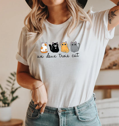 Un Deux Trois Cat Tee