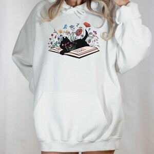 Cat Bookish Sweater