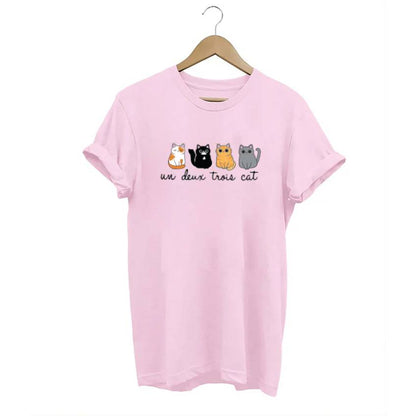 Un Deux Trois Cat Tee